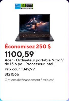 Acer - Ordinateur portable Nitro V de 15,6 po -…