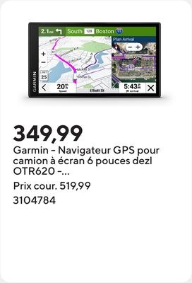 Garmin - Navigateur GPS pour camion à écran 6 p…