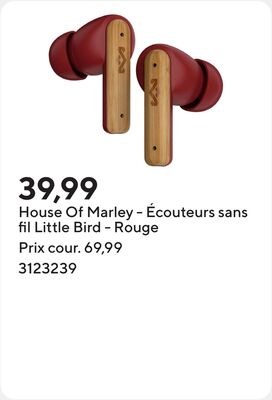 House Of Marley - Écouteurs sans fil Little Bir…