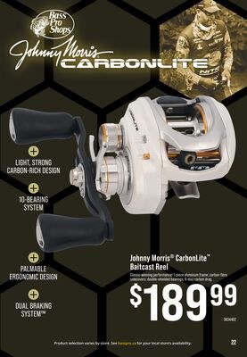 Johnny Morris CarbonLite Baitcast Reel