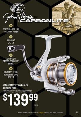 Johnny Morris® CarbonLite Spinning Reel