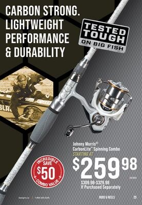 Johnny Morris CarbonLite Spinning Combo