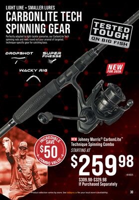 Johnny Morris® CarbonLite™ Technique Spinning C…