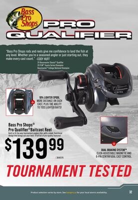 Bass Pro Shops® Pro Qualifier® Baitcast Reel