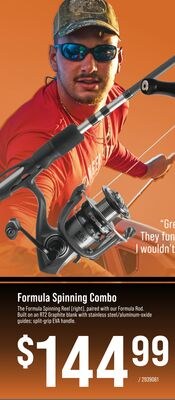 Bass Pro Shops Formula Spinning Combo