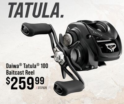 Daiwa Tatula X TW 100 Baitcast Reel