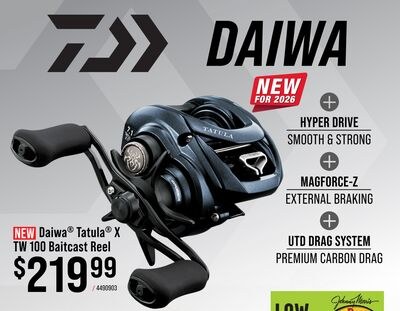 DAIWA Tatula® X TW 100 Baitcast Reel