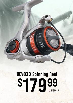 Abu Garcia REVO3 X Spinning Reel