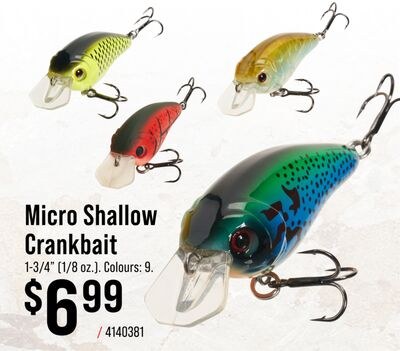 Bass Pro Shops Micro Shallow Crankbait