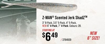 Z-Man Scented Jerk ShadZ