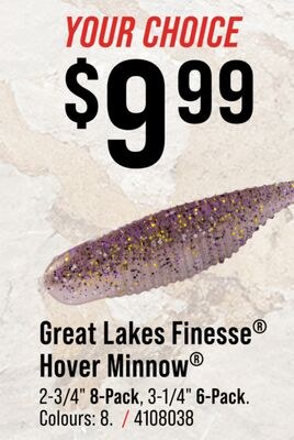 Great Lakes Finesse® Hover Minnow®