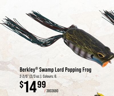 Berkley Swamp Lord Popping Frog