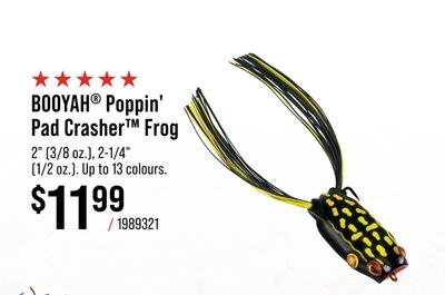 BOOYAH® Poppin' Pad Crasher Frog