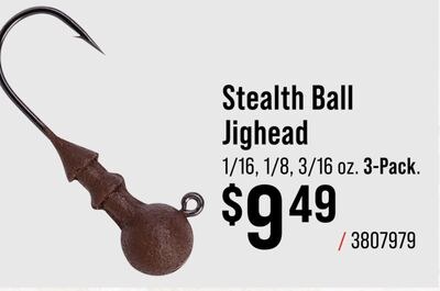 Great Lake Stealth Ball Jighead