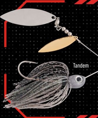 Bass Pro Shops XPS Brawler Blade Tandem Spinner…