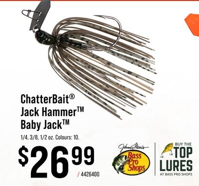 Bass pro Shops ChatterBait® Jack Hammer™ Baby J…