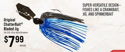 Original ChatterBait® Bladed Jig