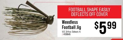 VMC Weedless Football Jighead