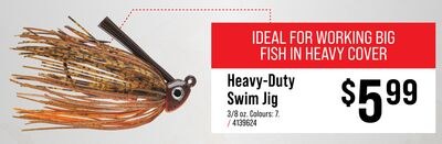 Heavy-Duty Swim Jig