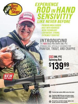 Bass Pro Shops XML PTC Spinning Rod
