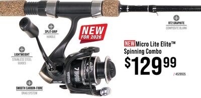 Bass Pro Shops Micro Lite Elite Spinning Combo