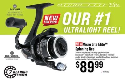 Bass Pro Shops Micro Lite Elite Spinning Reel