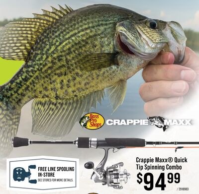 Bass Pro Shops Crappie Maxx Quick Tip Spinning …
