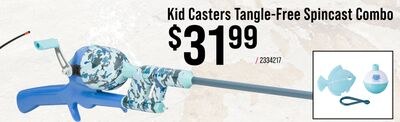 Kid Casters Tangle-Free Spincast Combo