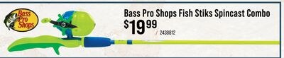 Bass Pro Shops Fish Stiks Spincast Combo