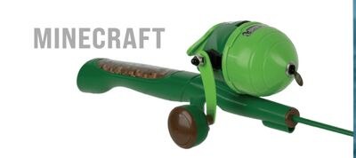 Kid Casters Minecraft Youth Spincast Combo