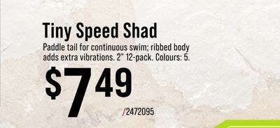 Bass Pro Shops Tiny Speed Shad