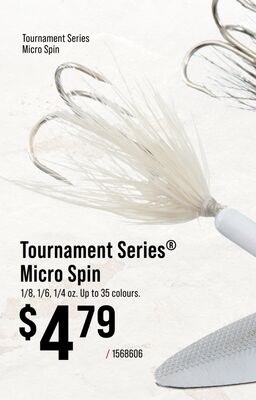 Bass Pro Shops Tournament Series Micro Spin