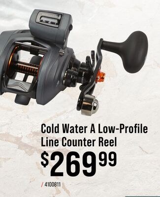 Okuma Cold Water A Low-Profile Line Counter Reel