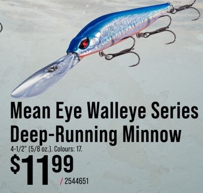 Bass Pro Shops Mean Eye Walleye Series Deep-Run…