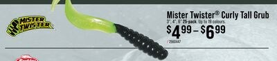 Mister Twister® Curly Tall Grub