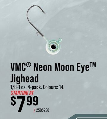 VMC Neon Moon Eye Jighead