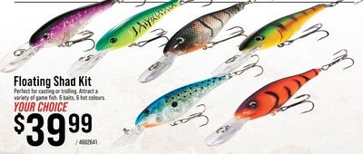 Bass Pro Shops Floating Shad Kit