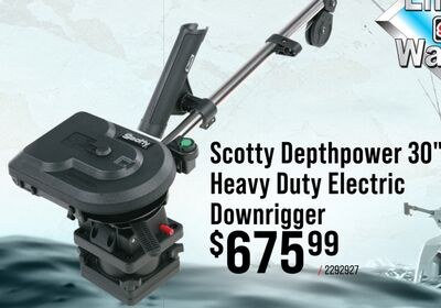 Scotty Depthpower 30" Heavy Duty Electric Downr…