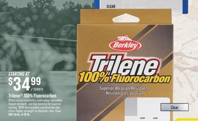 Berkley Trilene 100% Fluorocarbon