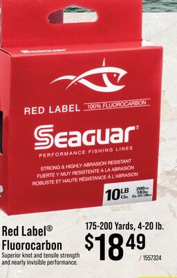 Seaguar Red Label Fluorocarbon Fishing Line