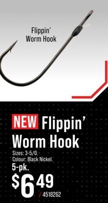Flippin' Worm Hook