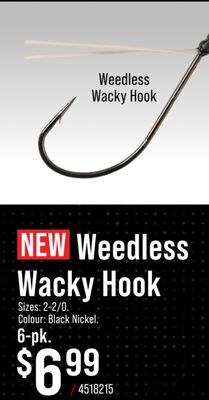 Bass Pro Shops XPS Weedless Wacky Hook