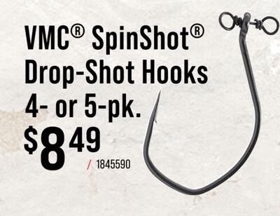 VMC SpinShot Drop-Shot Hooks