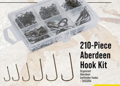 Bass Pro Shops 210-Piece Aberdeen Hook Kit