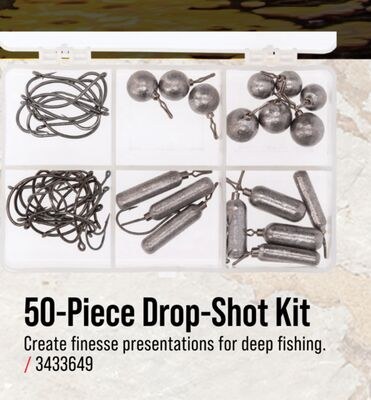 50-Piece Drop-Shot Kit