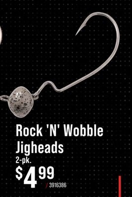 Bass Pro Shops Rock 'N' Wobble Jigheads