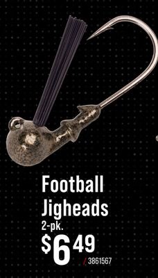 BASS PRO SHOPS XPS Football Jigheads