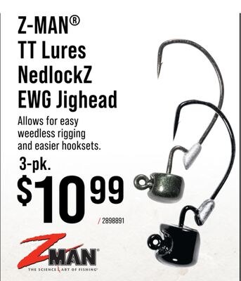 Z-MAN® TT Lures NedlockZ EWG Jighead