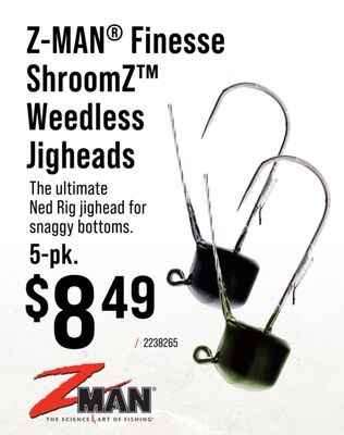 Z-MAN® Finesse ShroomZ™ Weedless Jigheads