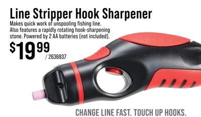 Bass Pro Shops Line Stripper Hook Sharpener